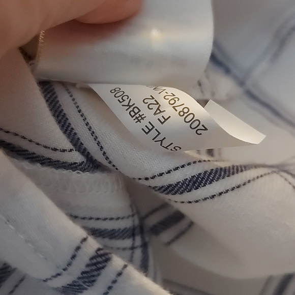 NWT J Crew Square Neck Window Pane Ruffled Cotton Top Size Medium - Picture 10 of 10